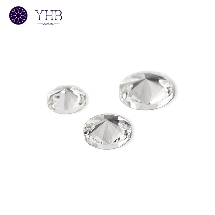 Factory Direct Sell Popular Oval Shape Sew On Rhinestones